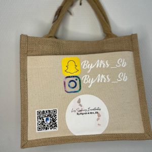 Sac en jute pro – personnalisé avec logo ou texte