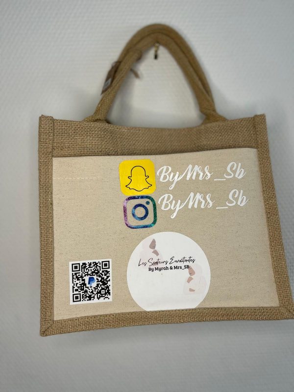 Sac en jute pro – personnalisé avec logo ou texte